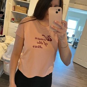 Madewell Blush Woman Of The Hour Graphic Tee Size: M